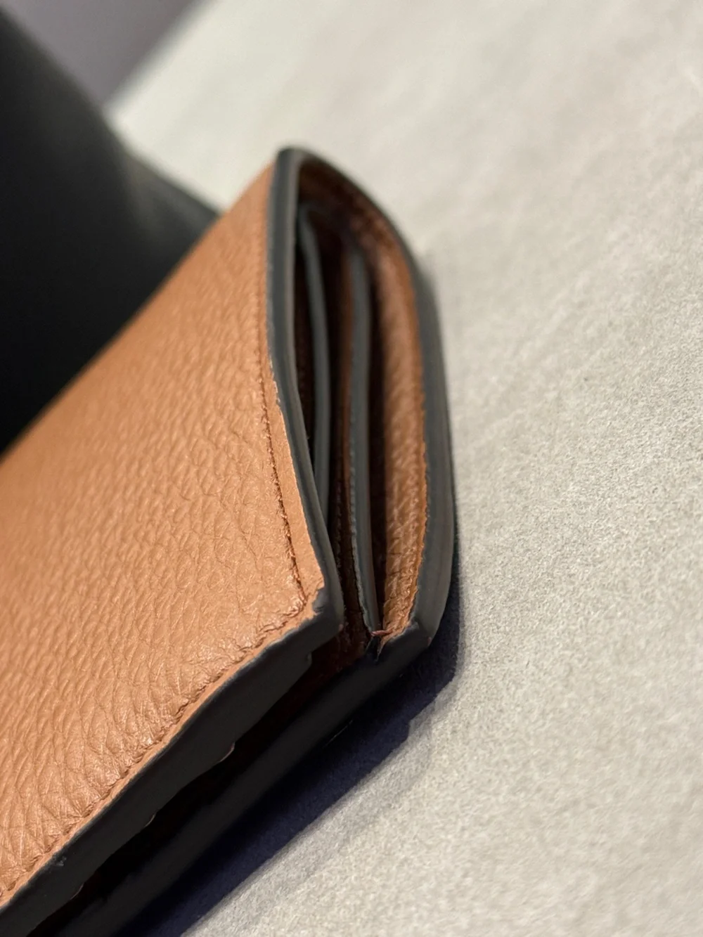 MONTBLANC BROWN LEATHER BIFOLD WALLET AUTHENTIC LIKE NEW